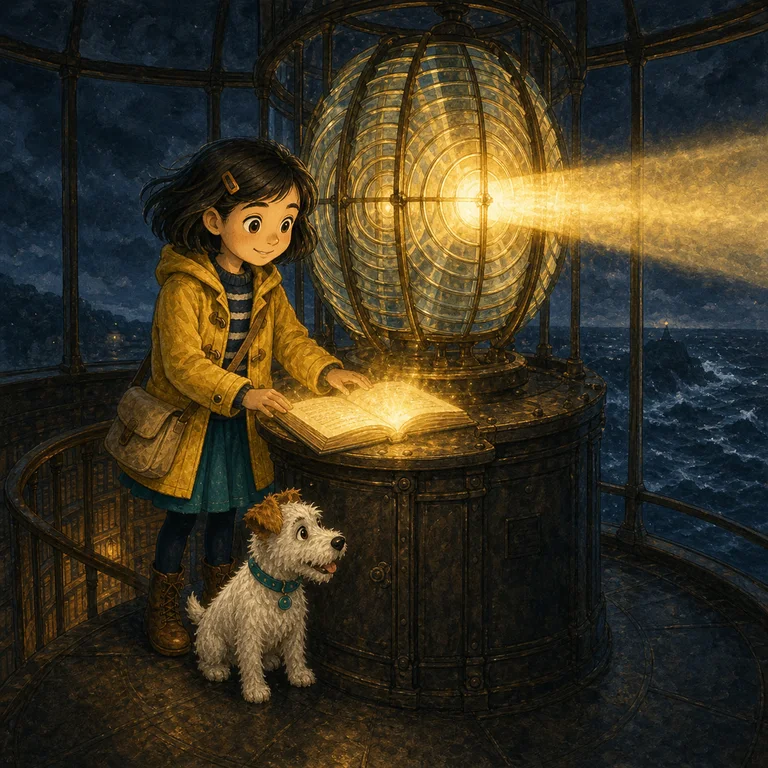 Lina and the Lantern Library finished illustrated page 10