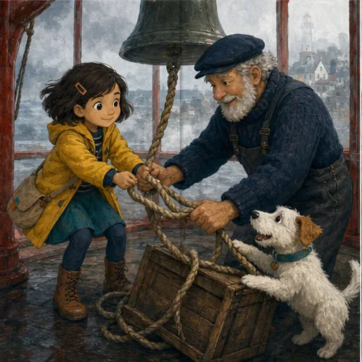 Lina and the Lantern Library finished illustrated page 5