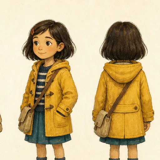 Lina and the Lantern Library approved character view 2
